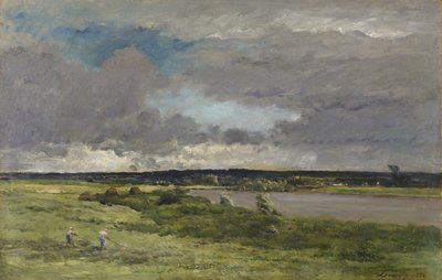 Den annalkande stormen; Tidig vår av Charles Francois Daubigny