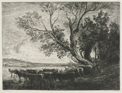 Forden, 1865. av Charles Francois Daubigny