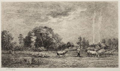 Den uppgående månen av Charles Francois Daubigny