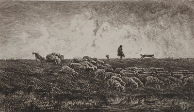 Duschen av Charles Francois Daubigny