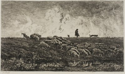 Duschen av Charles Francois Daubigny