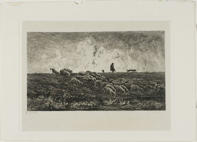 Duschen av Charles Francois Daubigny