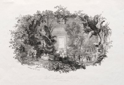 Vinterträdgården av Charles Francois Daubigny