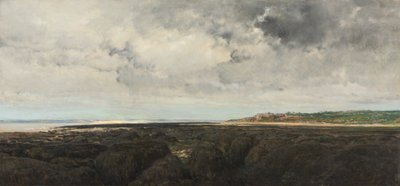 Villerville sett från Le Ratier av Charles Francois Daubigny