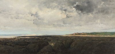 Villerville sett från Le Ratier av Charles Francois Daubigny