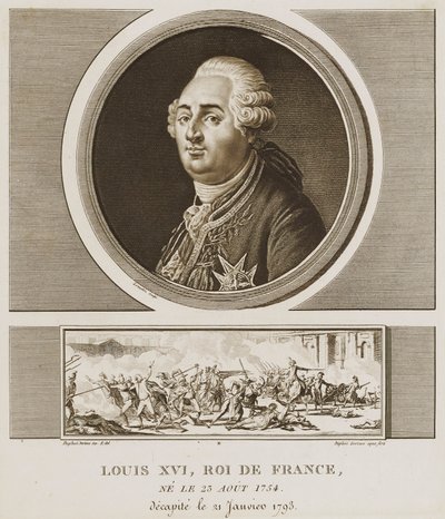 Ludvig XVI. Kung av Frankrike av Charles Francois Gabriel Levachez