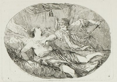 Tarquin och Lucretia av Charles Francois Hutin