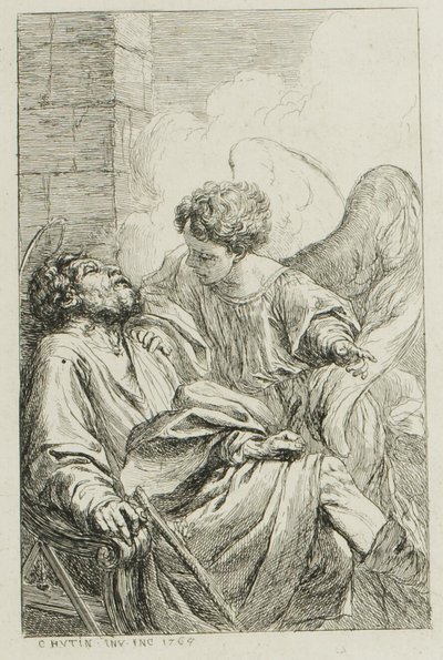 S:t Josefs vision i Egypten av Charles Francois Hutin