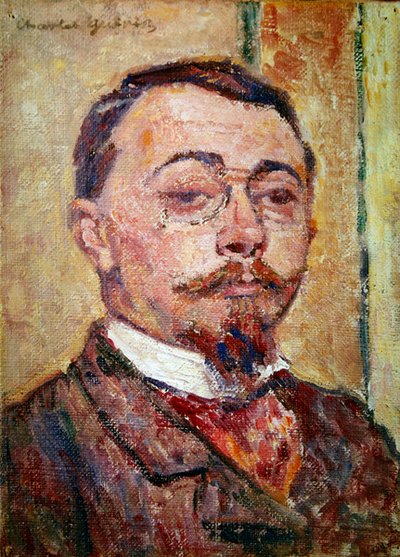 Porträtt av Charles-Louis Philippe, 1903 av Charles Guerin