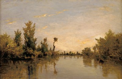 Seines stränder av Charles Francois Daubigny
