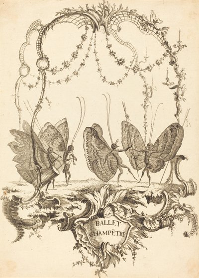 Country Balett av Charles Germain de Saint Aubin