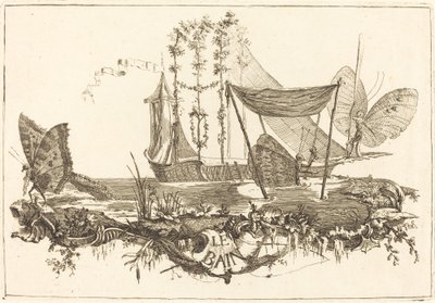 Badet av Charles Germain de Saint Aubin