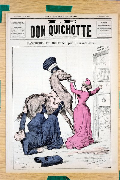 Omslag till "Don Quijote", nummer 335, Satirical in Colors av Charles Gilbert Martin