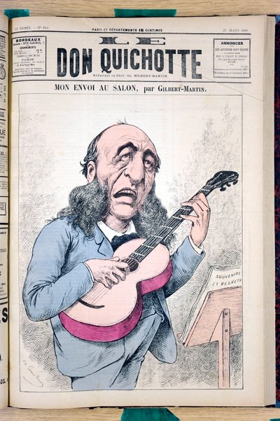 Omslag till ""Le Don Quixote"", nummer 614, Satirical in Colors av Charles Gilbert Martin