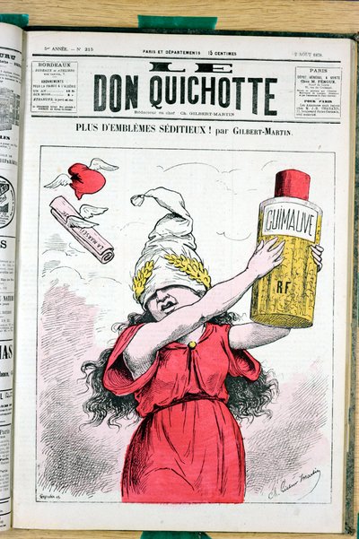 Omslag till "" Le Don Quixote", nummer 215, Satirique en Colors av Charles Gilbert Martin