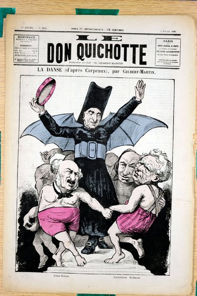 Omslag till ""Le Don Quixote"", nummer 294, Satirical in Colors av Charles Gilbert Martin