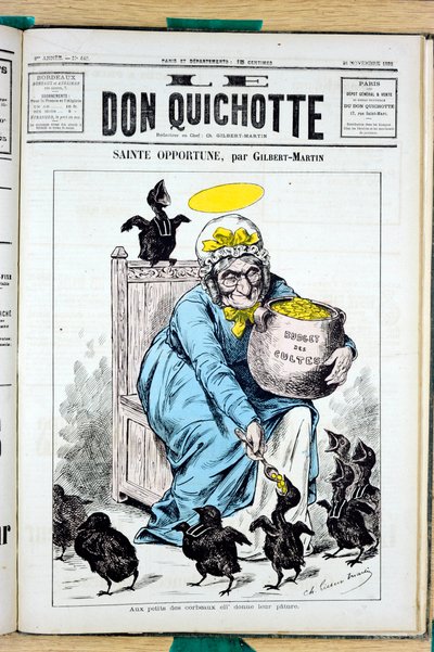 Omslag till "" The Don Quixote"", nummer 440, Satirical en Colors av Charles Gilbert Martin