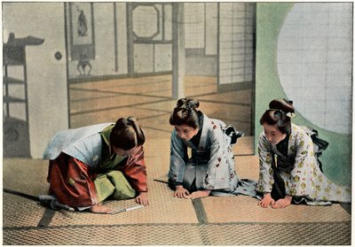 En ceremoni i Japan, c1890 av Charles Gillot