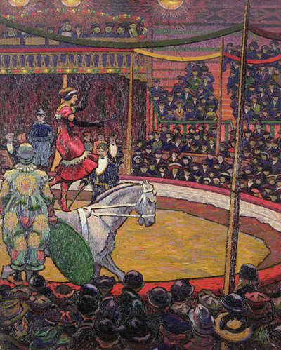 The Circus, ca 1913 (olja på duk) av Charles Ginner