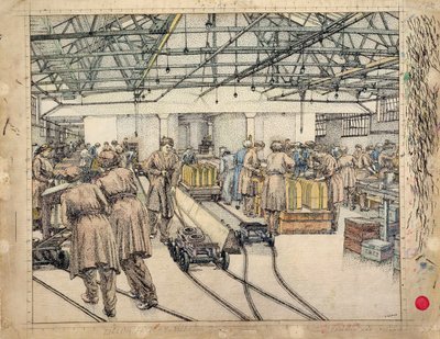 Fyllningsfabriken, Hereford av Charles Ginner