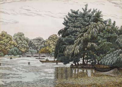 Serpentinen, Hyde Park av Charles Ginner