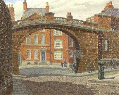 The Watergate, Chester av Charles Ginner