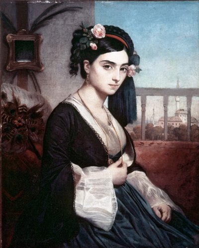 Orientalisk dam av Charles Gleyre