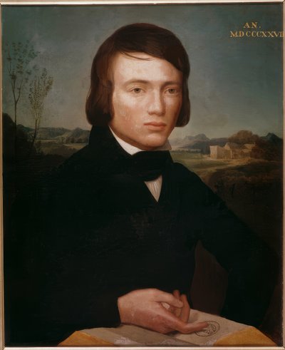 Självporträtt Charles Gleyre av Charles Gleyre