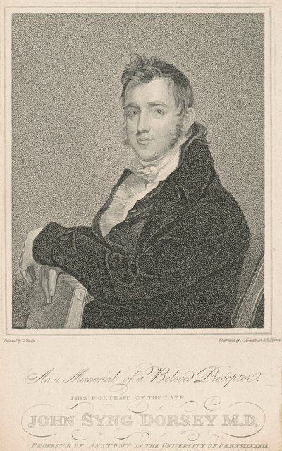 John Syng Dorsey, M.D. av Charles Goodman and Robert Piggot, after Thomas Sully