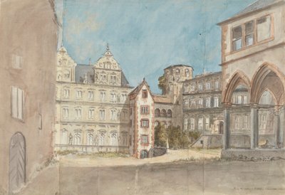 Ruinerna av Chateau du Heidelberg av Charles Gore