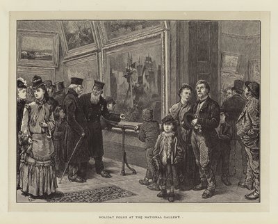 Semesterfirare på Nationalgalleriet av Charles Green