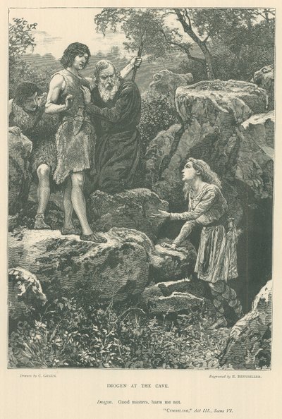 Illustration till Cymbeline av Charles Green