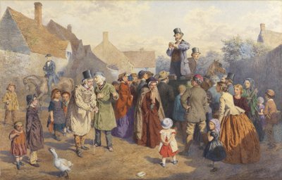 The Quack Doctor, 1866 (wc & kroppsfärg på papper) av Charles Green