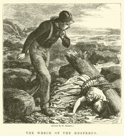 Vraket av Hesperus av Charles Green