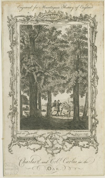 Boscobel - The Royal Oak: gravyr och [?1800-talet] av Charles Grignion