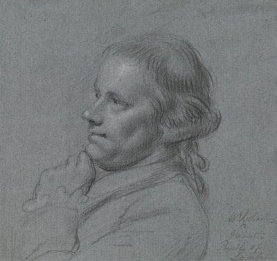 Porträttstudie av John Inigo Richards, R.A. av Charles Grignion