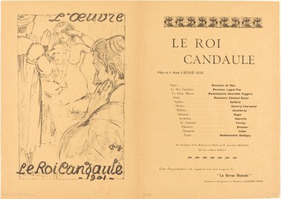 Kung Candaule av Charles Guerin