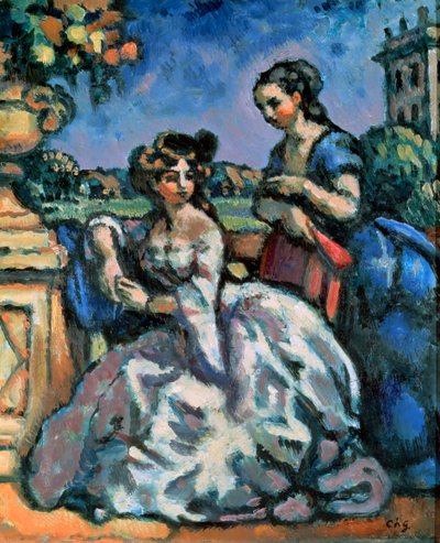 Terrassen, 1909. av Charles Guerin