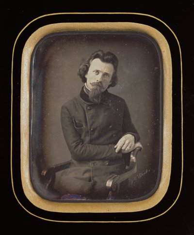 Porträtt av en sittande man av Charles H. Winter