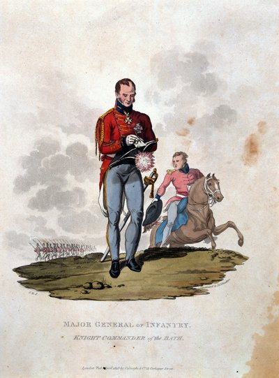 Generalmajor för infanteri Knight Commander of the Bath, från 
