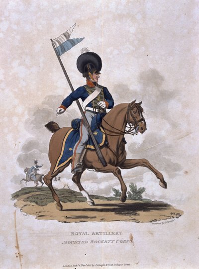Royal Artillery Mounted Rockett Corps, från 