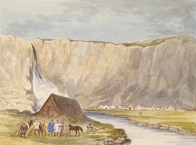 View, Polar Region (wc & grafit på papper) av Charles Hamilton Smith