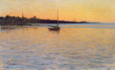 Skymning över vattnet, 1892 av Charles Harold Davis