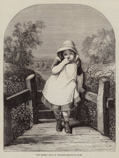 Gravyr av Sly Boots av Charles Harvey Weigall