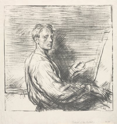 Porträtt av konstnären, nr 1 av Charles Hasslewood Shannon