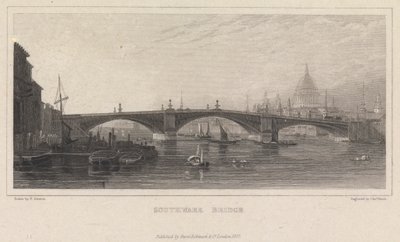 Southwark Bridge av Charles Heath