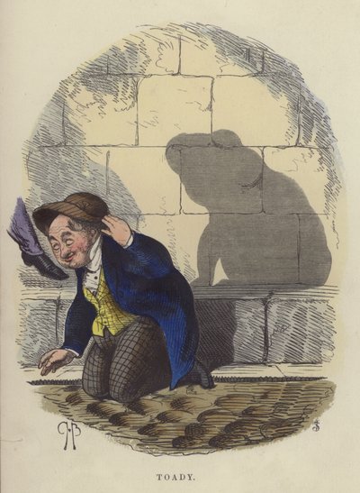 Toady (färgad gravyr) av Charles Henry Bennett