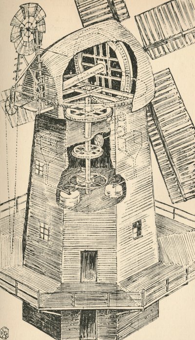 A Smock Mill, 1931 av Charles Henry Bourne Quennell