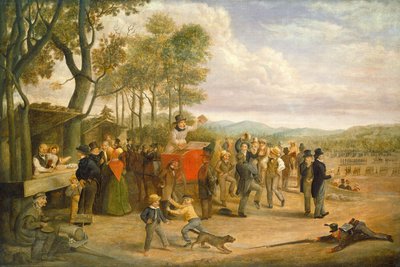 Muster Day, 1843 eller senare. av Charles Henry Granger