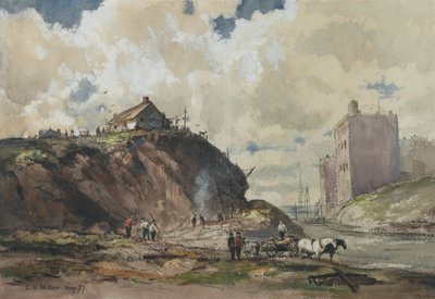The Way the Way the City is Built, 1877 (wc på papper) av Charles Henry Miller